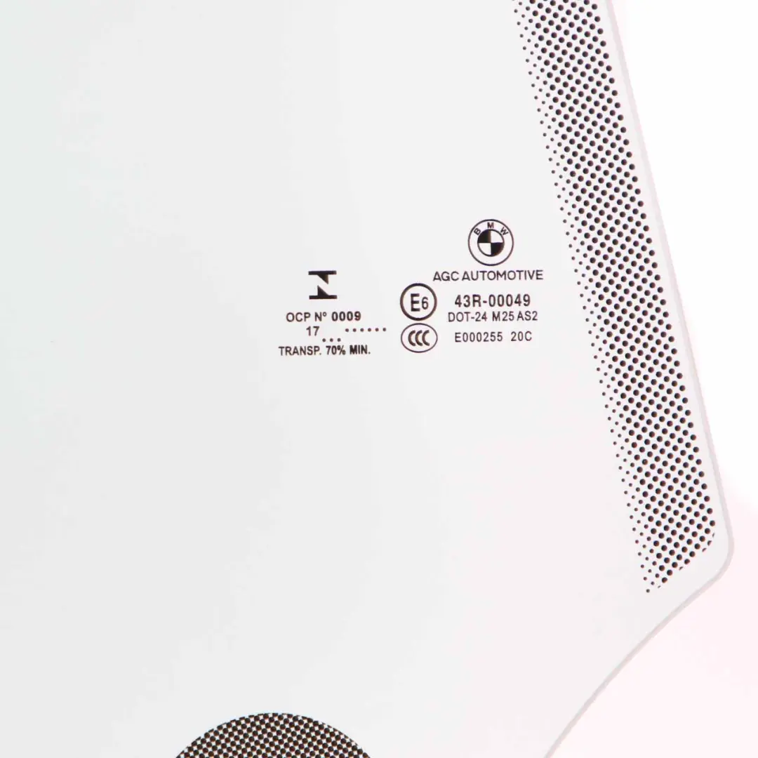 BMW F36 Gran Coupe Szyba Boczna Drzwi Prawy Tył AS2 - SKU 7309728 - Numer Części 7309728