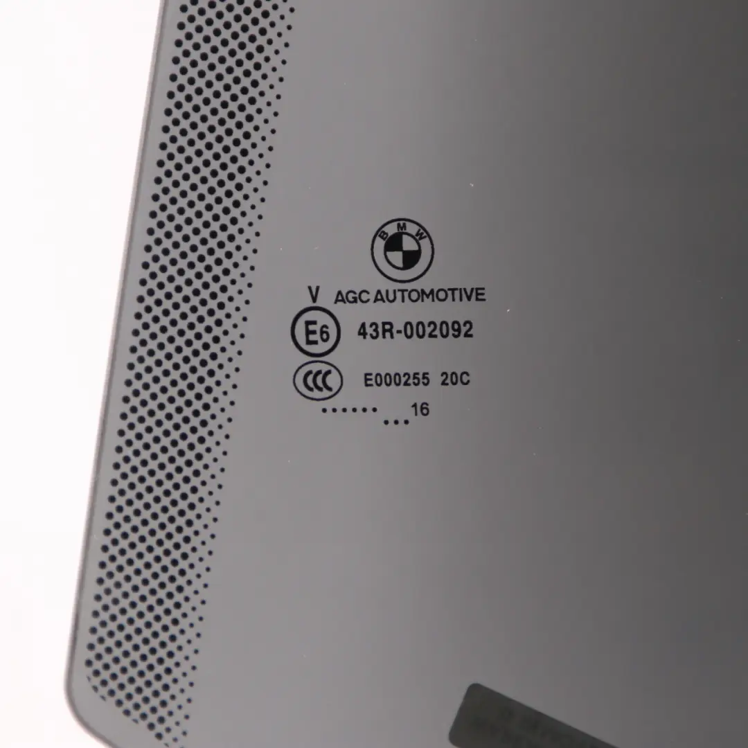 Seitenfenster Tür Hinten links Glasverglasung Schwarz Getönt AS3 für BMW F36 mit Teilenummer 7309729 BMW F36 Seitenfenster Tür Hinten links Glasverglasung Schwarz Getönt AS3 - SKU 7309729 - Teilenummer 7309729