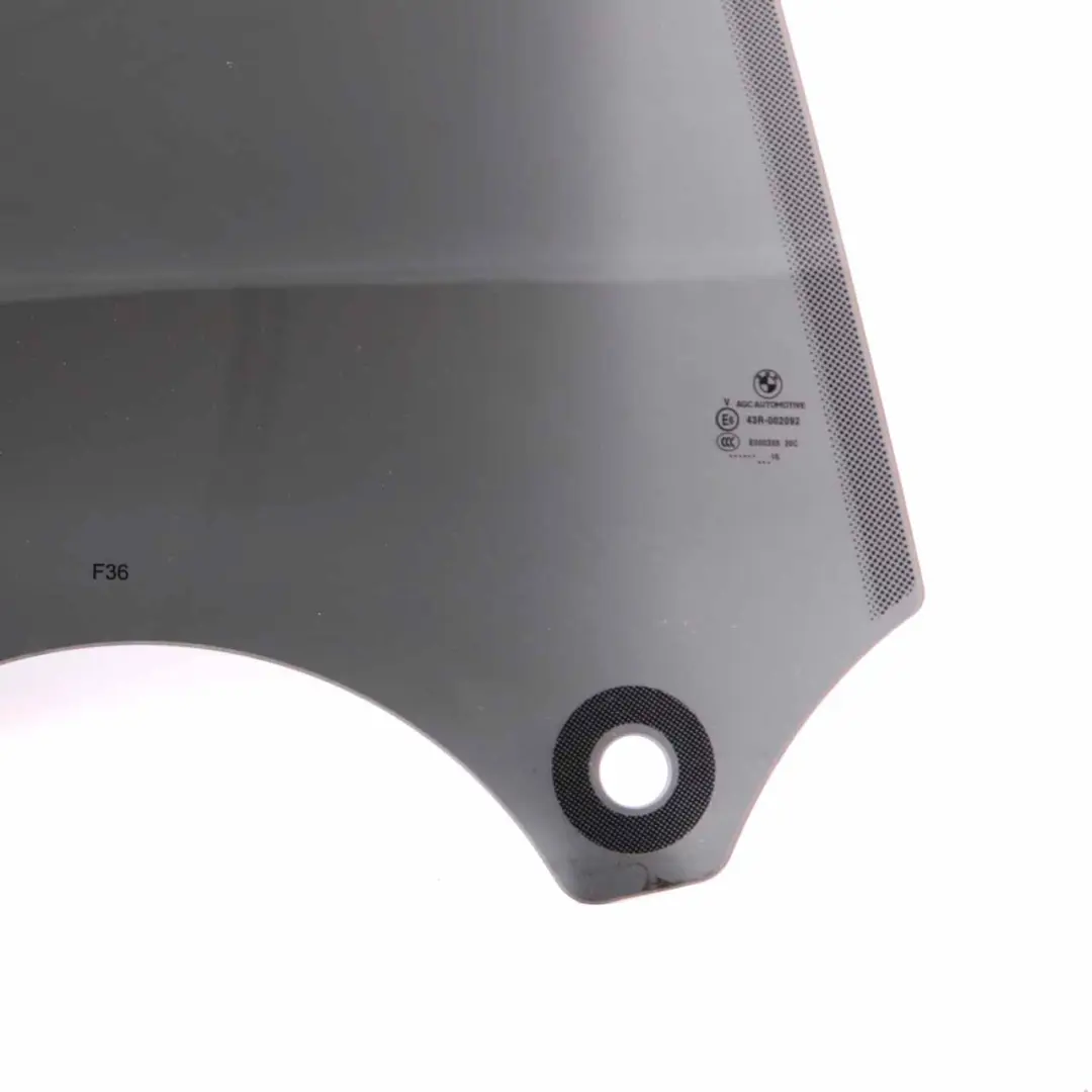 BMW F36 Finestrino Laterale Porta Posteriore Destra Vetro Nero AS3 - SKU 7309730 - Numero di parte 7309730