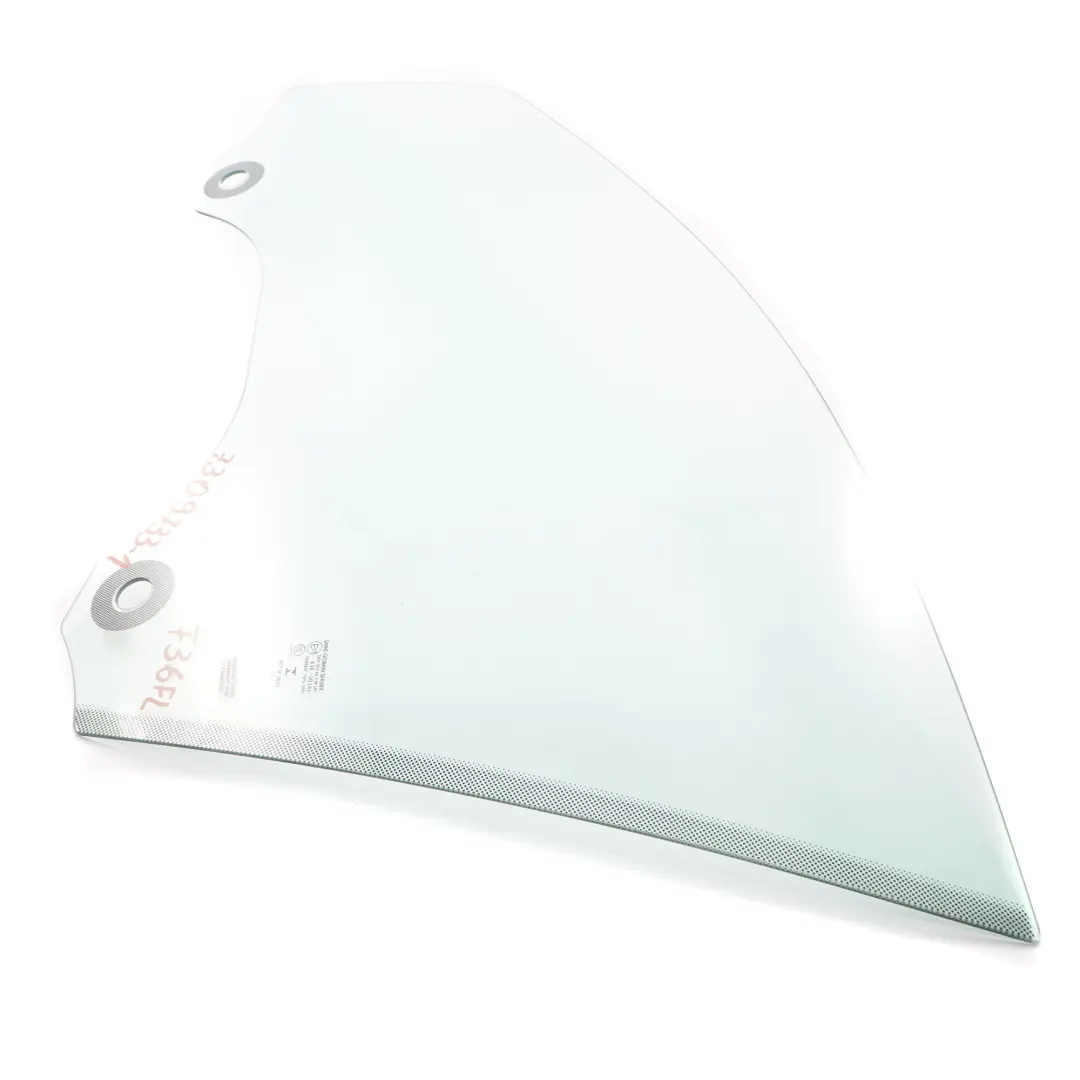 BMW F36 Szyba Boczna Drzwi Przód Lewo AS2 Zielona - SKU 7309733-1 - Numer Części 7309733