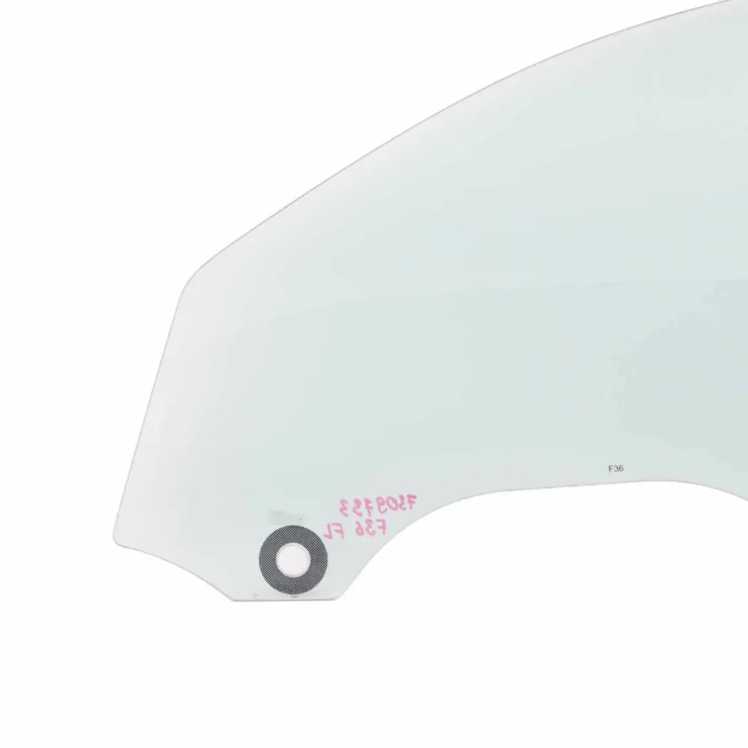 BMW F36 Side Window Green Door Front Left N/S Glass Glazing AS2 - SKU 7309733 - Part number 7309733