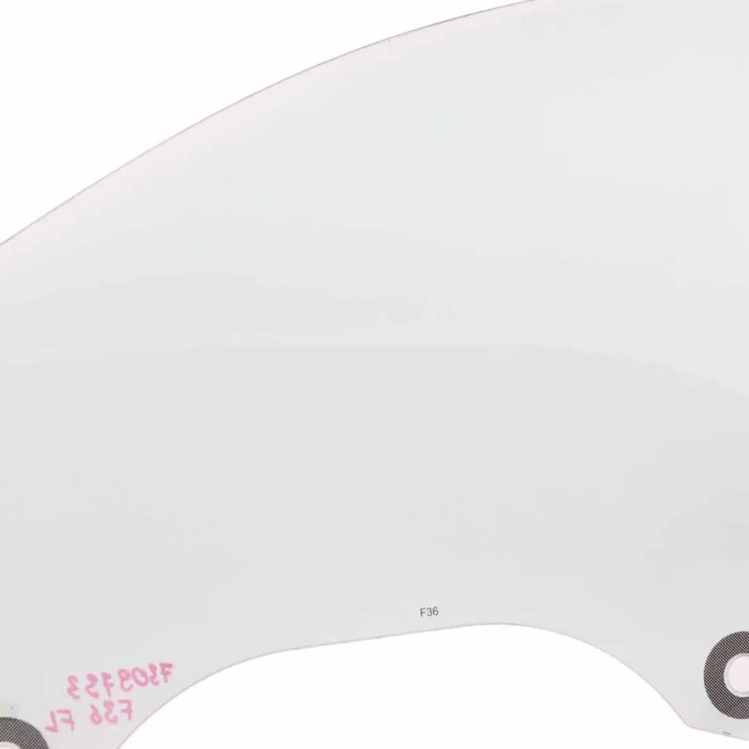 BMW F36 Side Window Green Door Front Left N/S Glass Glazing AS2 - SKU 7309733 - Part number 7309733