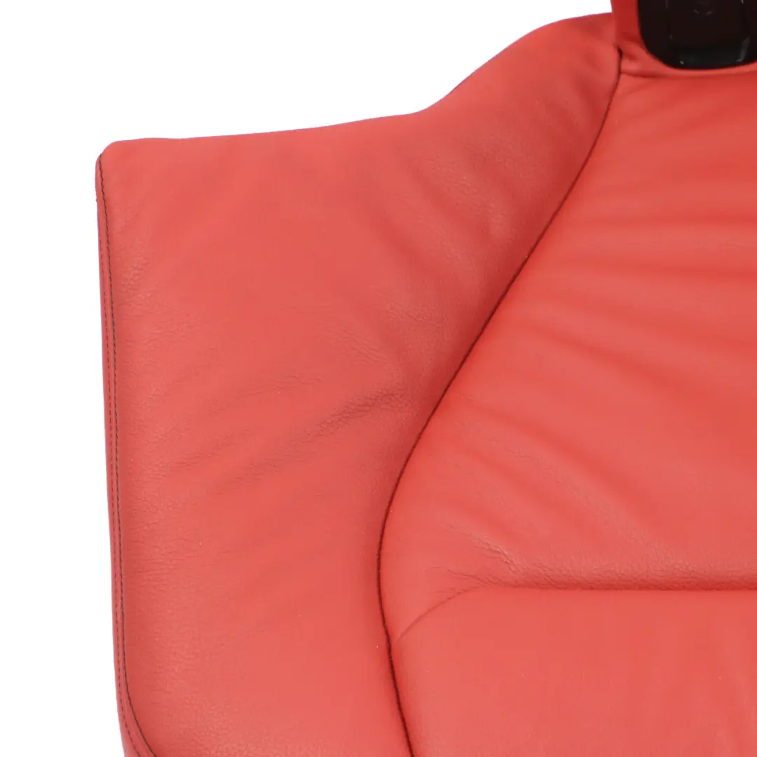Bench Couch Sofa Cover Leather Dakota Coral Red to BMW F30 F31 Rear Seat with Part number 7309768 BMW F30 F31 Rear Seat Bench Couch Sofa Cover Leather Dakota Coral Red - SKU 7309768 - Part number 7309768