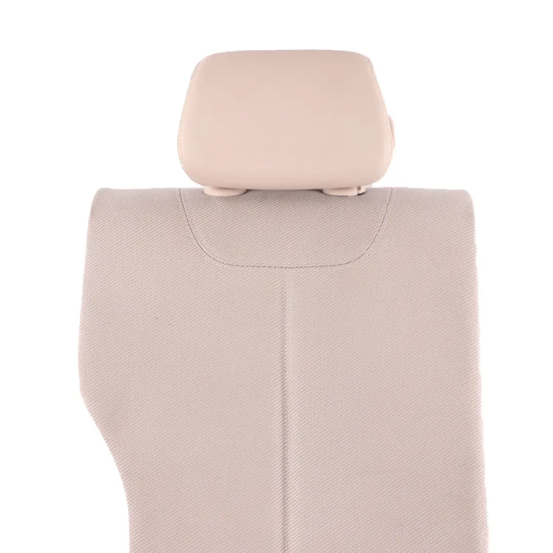 Backrest Cover Rear Right O/S Back Rest Cloth Leather Oyster to BMW F30 Seat with Part number 7309812 BMW F30 Seat Backrest Cover Rear Right O/S Back Rest Cloth Leather Oyster - SKU 7309812 - Part number 7309812