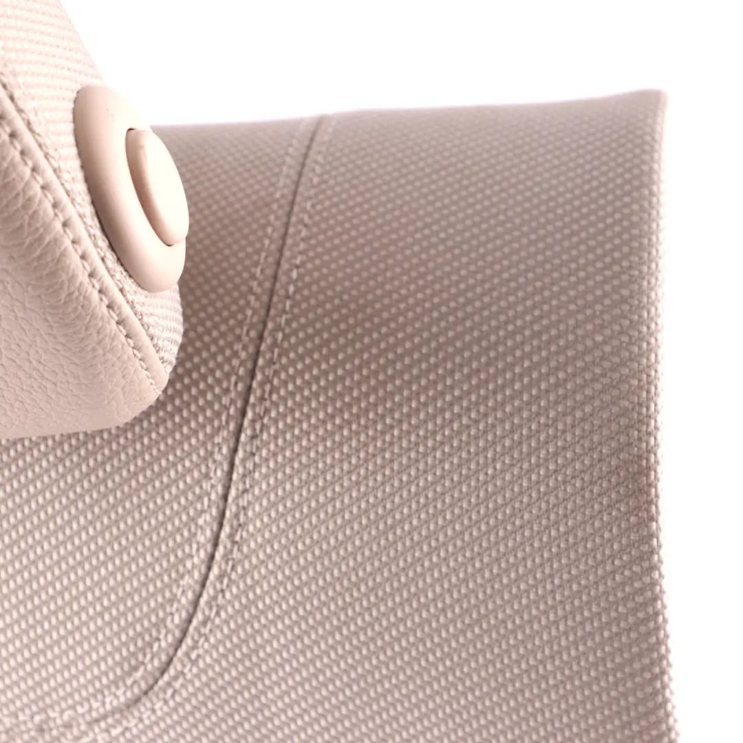 Backrest Cover Rear Right O/S Back Rest Cloth Leather Oyster to BMW F30 Seat with Part number 7309812 BMW F30 Seat Backrest Cover Rear Right O/S Back Rest Cloth Leather Oyster - SKU 7309812 - Part number 7309812