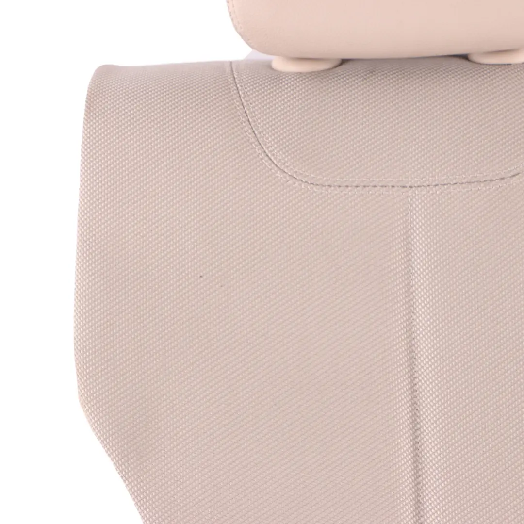 Backrest Cover Rear Right O/S Back Rest Cloth Leather Oyster to BMW F30 Seat with Part number 7309812 BMW F30 Seat Backrest Cover Rear Right O/S Back Rest Cloth Leather Oyster - SKU 7309812 - Part number 7309812