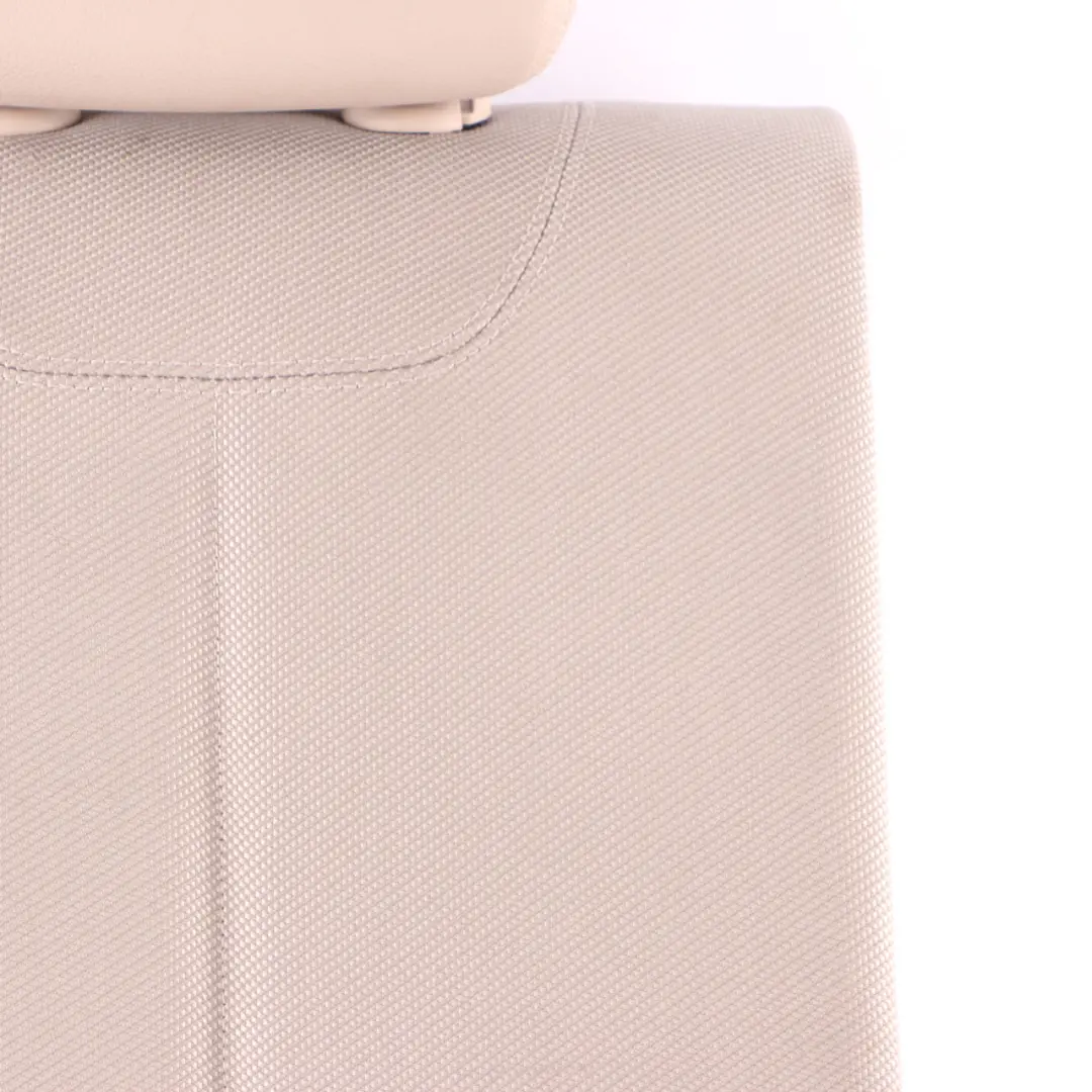 Backrest Cover Rear Right O/S Back Rest Cloth Leather Oyster to BMW F30 Seat with Part number 7309812 BMW F30 Seat Backrest Cover Rear Right O/S Back Rest Cloth Leather Oyster - SKU 7309812 - Part number 7309812