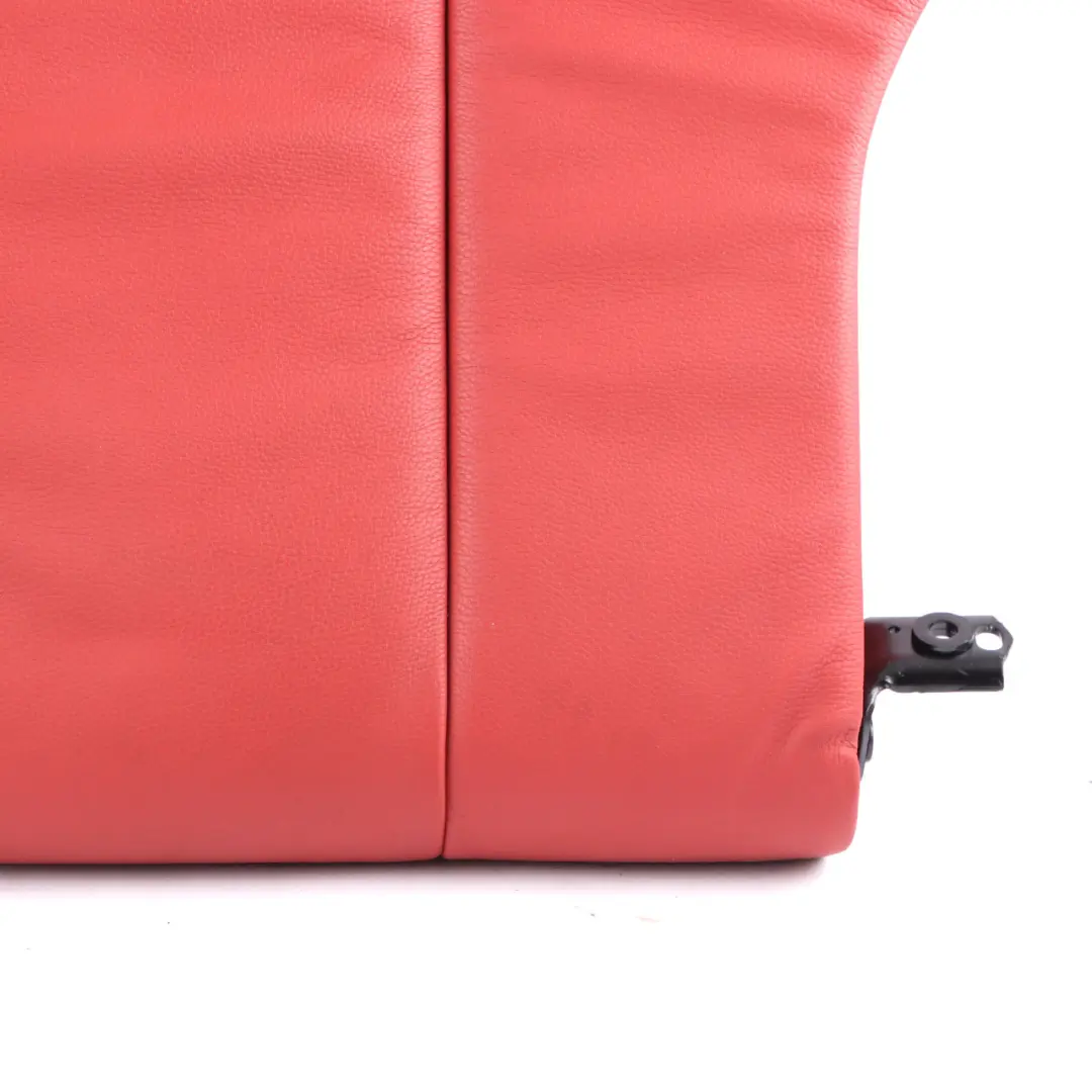 Backrest Cover Rear Left N/S Back Rest Leather Dakota Coral Red to BMW F30 Seat with Part number 7309820 BMW F30 Seat Backrest Cover Rear Left N/S Back Rest Leather Dakota Coral Red - SKU 7309827 - Part number 7309820