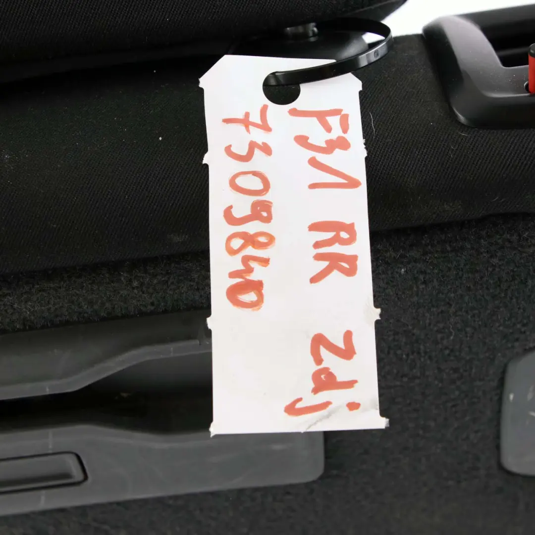  Respaldo Trasero BMW F31 Touring Asiento Derecho Funda Tela Mover Antracita - SKU 7309840 - Número de pieza 7309840