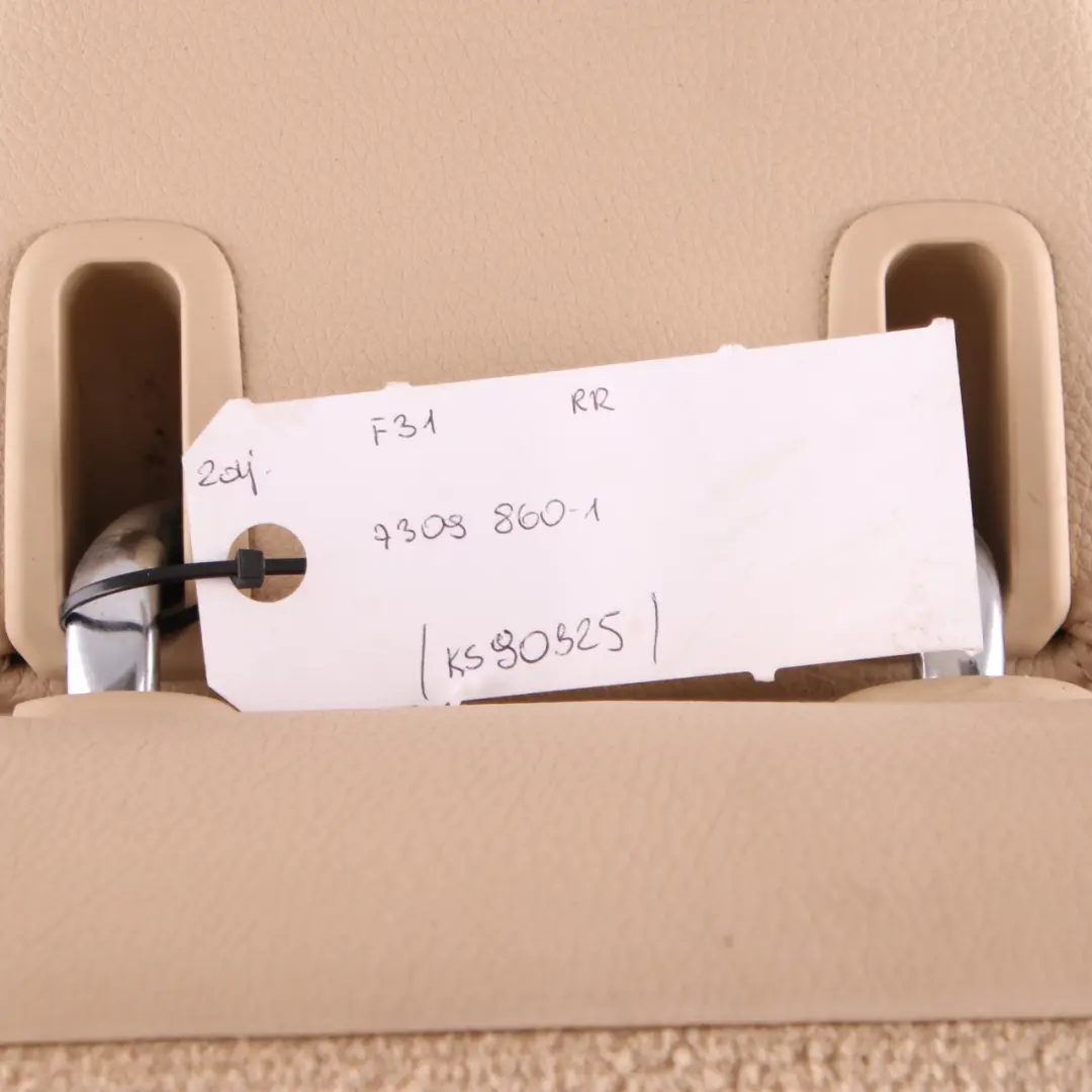 Backrest Touring Rear Right O/S Back Cover Leather Venetobeige to BMW F31 Seat with Part number 7309860 BMW F31 Seat Backrest Touring Rear Right O/S Back Cover Leather Venetobeige - SKU 7309860-1 - Part number 7309860