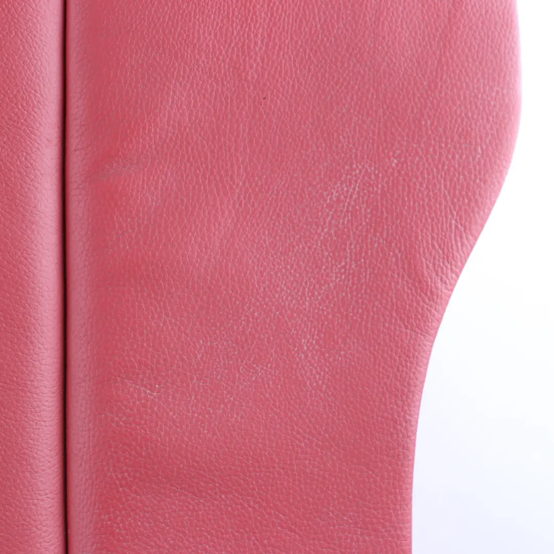 Backrest BMW F31 Touring Left Seat N/S Back Cover Leather Coral Red to Rear with Part number 7309896 Rear Backrest BMW F31 Touring Left Seat N/S Back Cover Leather Coral Red - SKU 7309896 - Part number 7309896