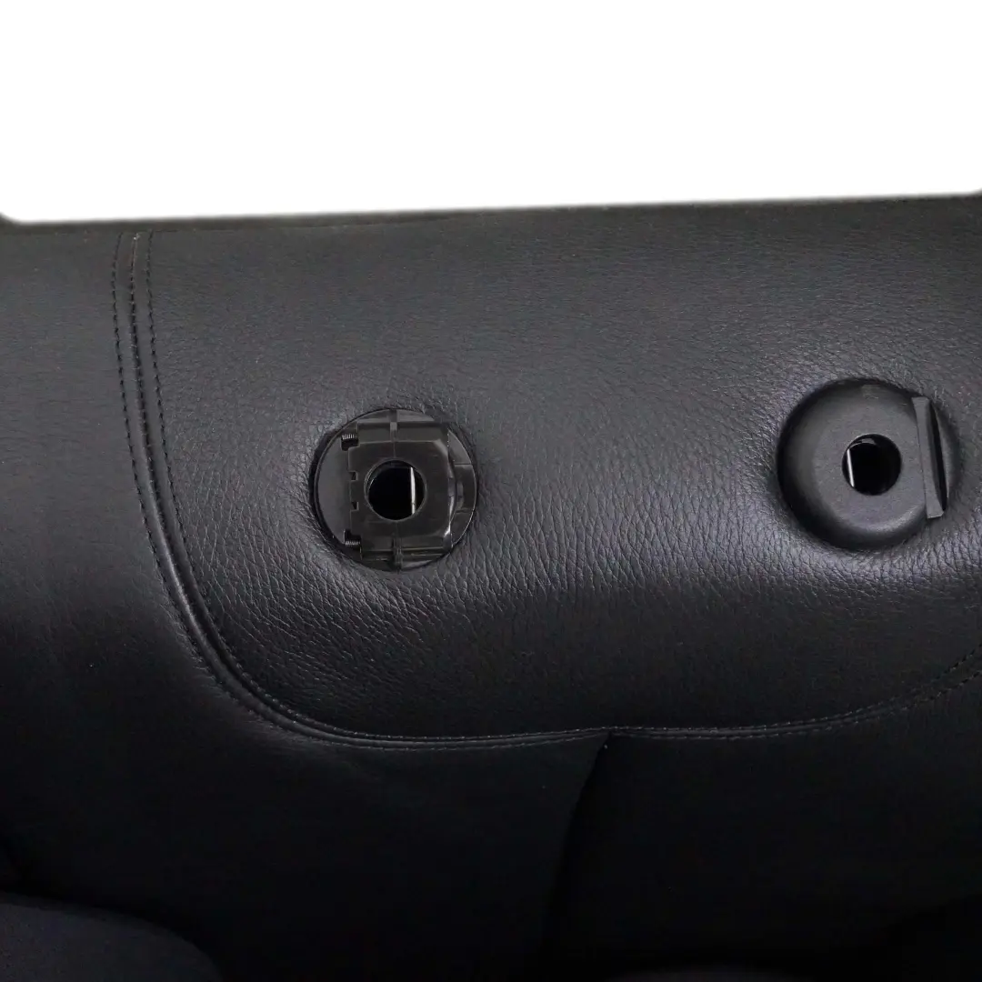 Backrest Back Bench Cover Black Leather Dakota to BMW F30 Rear Seat with Part number 7309918 BMW F30 Rear Seat Backrest Back Bench Cover Black Leather Dakota - SKU 7309918-1 - Part number 7309918