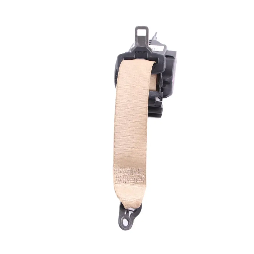 Belt BMW F30 F34 LCI Upper Strap Rear Outer Seatbelt Veneto Beige to Seat with Part number 7310159 Seat Belt BMW F30 F34 LCI Upper Strap Rear Outer Seatbelt Veneto Beige - SKU 7310159 - Part number 7310159