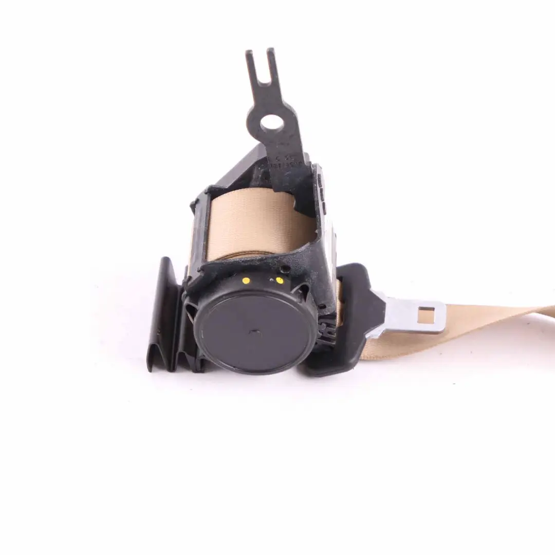 Seat Belt BMW F30 F34 LCI Upper Strap Rear Outer Seatbelt Veneto Beige - SKU 7310159 - Part number 7310159