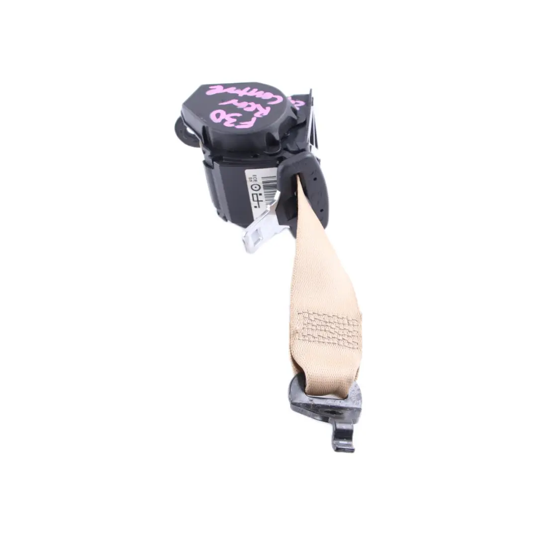 BMW F30 F34 LCI Cintura di sicurezza superiore posteriore centrale Veneto Beige - SKU 7310165 - Numero di parte 7310165