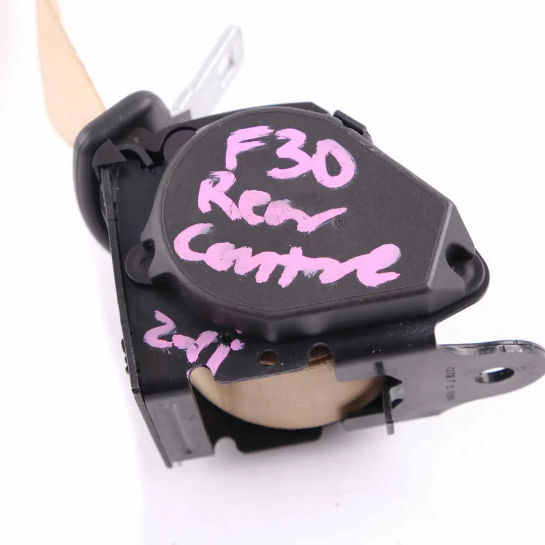 Ceinture sécurité centrale arrière supérieure Veneto Beige pour BMW F30 F34 à propos du numéro de pièce 7310165 BMW F30 F34 Ceinture sécurité centrale arrière supérieure Veneto Beige - SKU 7310165 - Numéro de pièce 7310165