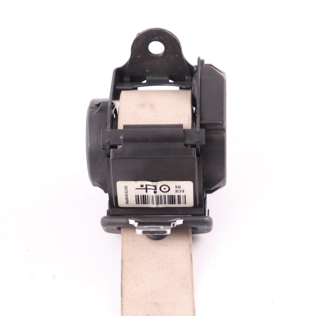 Cinturón de seguridad trasero BMW F30 central superior Oyster para con número de pieza 7310167 Cinturón de seguridad trasero BMW F30 central superior Oyster - SKU 7310167 - Número de pieza 7310167