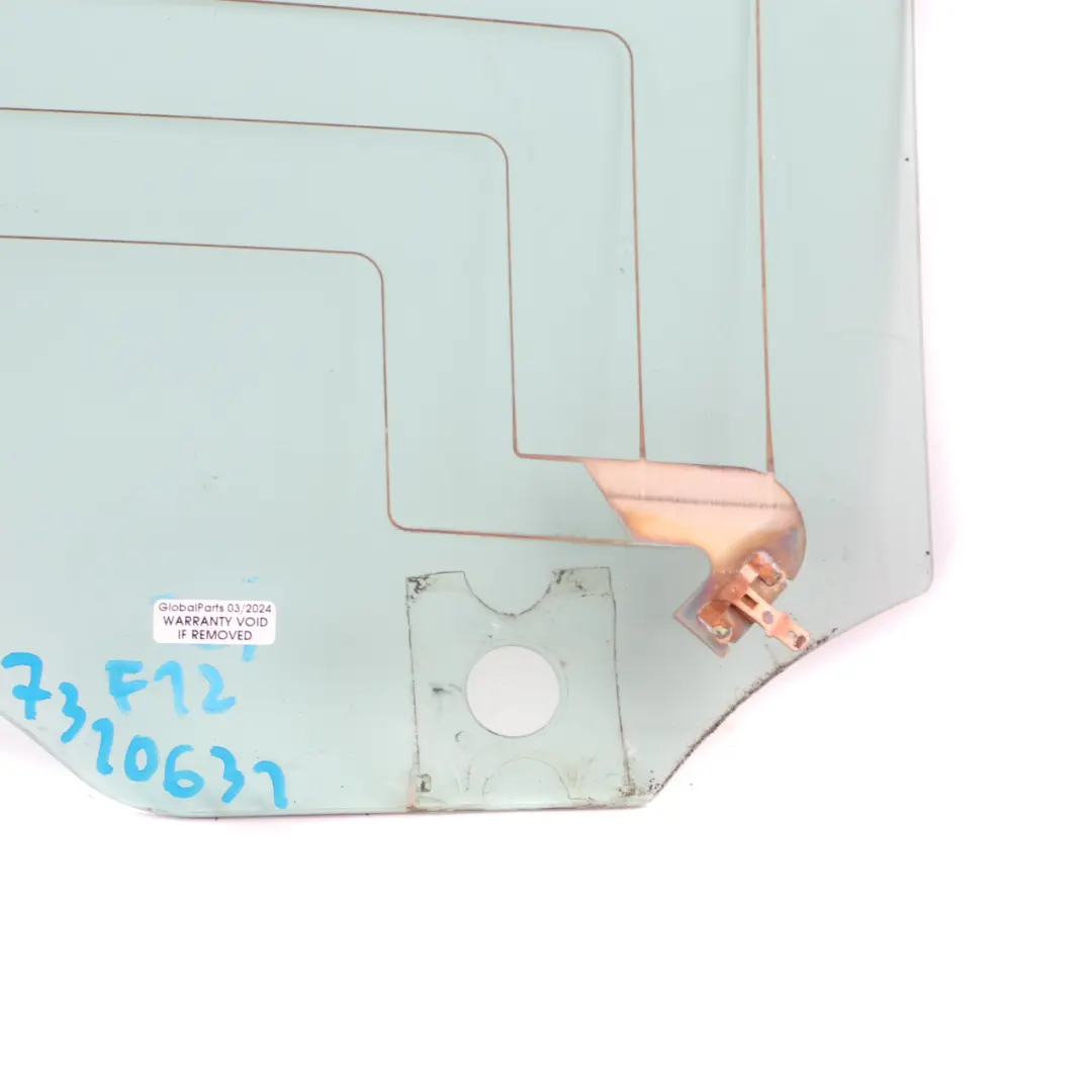 Window Glass BMW F12 Convertible Cabrio Folding Top Glazing AS2 to Rear with Part number 7310631 Rear Window Glass BMW F12 Convertible Cabrio Folding Top Glazing AS2 - SKU 7310631 - Part number 7310631