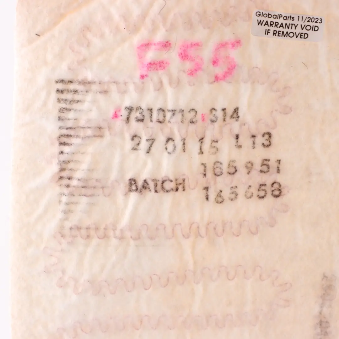 Front Heated Seat Matt Seat Heater to Mini Cooper F55 with Part number 7310712 Mini Cooper F55 Front Heated Seat Matt Seat Heater - SKU 7310712 - Part number 7310712