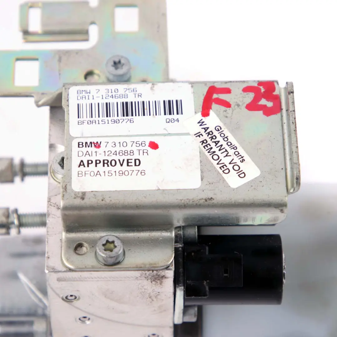 Folding Top Roof Hydraulic Unit Motor Pump to BMW 2 F23 Cabrio Convertible with Part number 7310756 BMW 2 F23 Cabrio Convertible Folding Top Roof Hydraulic Unit Motor Pump - SKU 7310756 - Part number 7310756