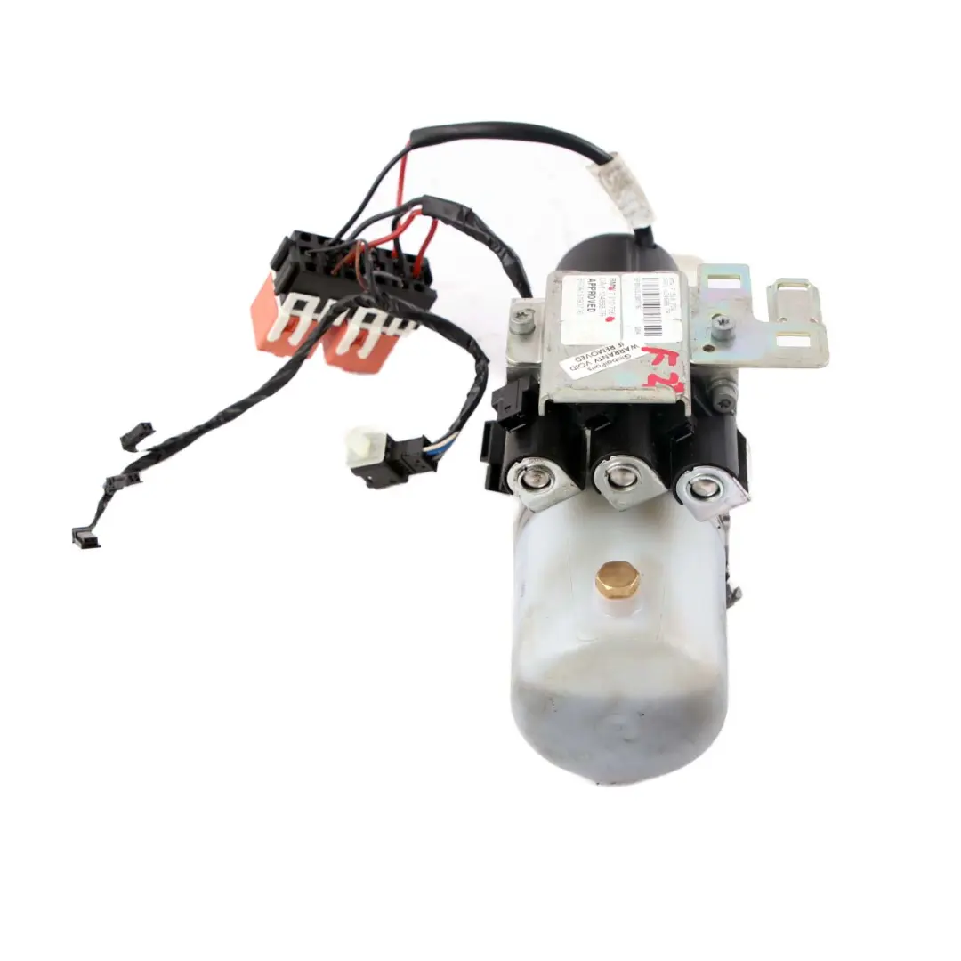 Folding Top Roof Hydraulic Unit Motor Pump to BMW 2 F23 Cabrio Convertible with Part number 7310756 BMW 2 F23 Cabrio Convertible Folding Top Roof Hydraulic Unit Motor Pump - SKU 7310756 - Part number 7310756