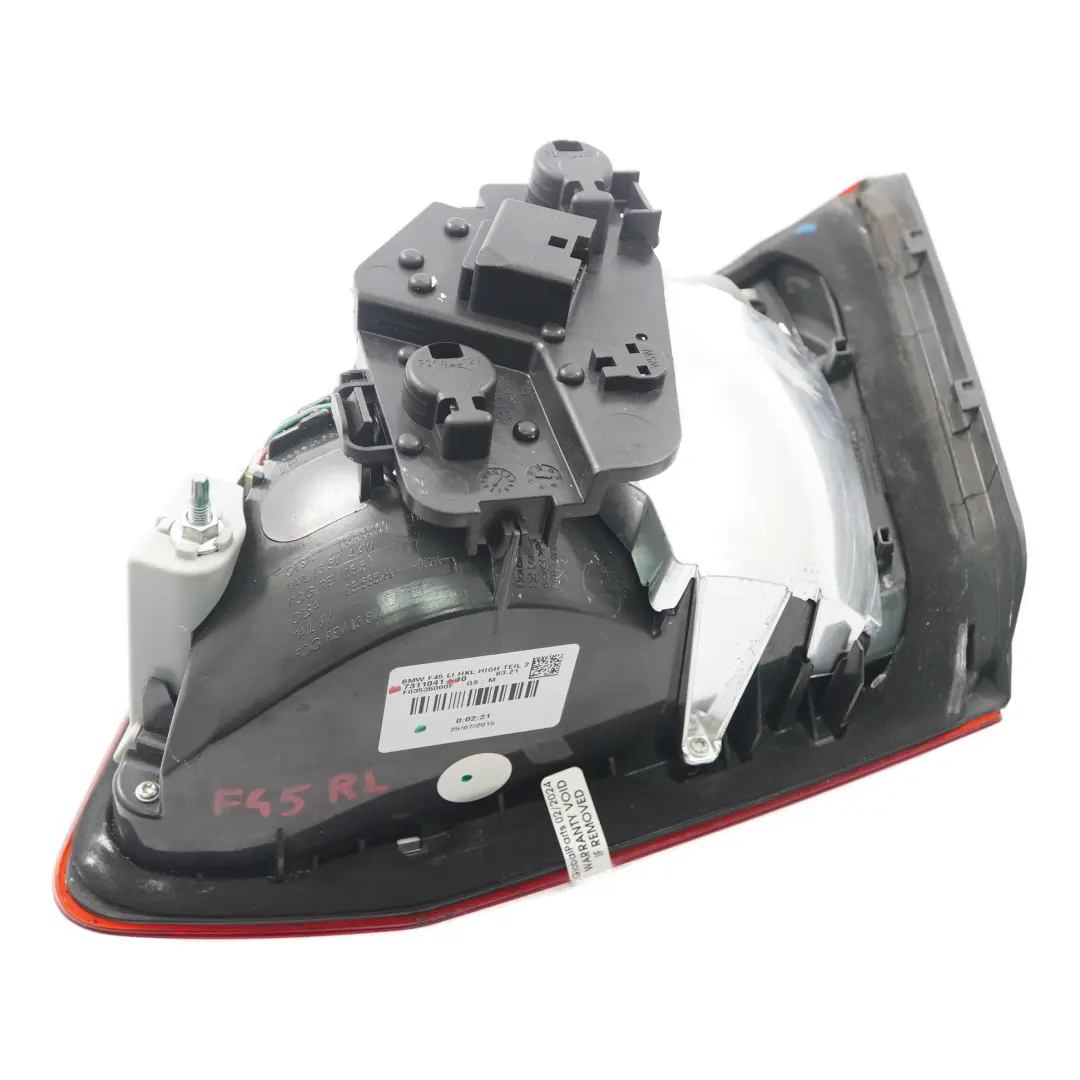 Luz Trasera Izquierda Luz Tapa Maletero Portón Trasero para BMW F45 con número de pieza 7311041 BMW F45 Luz Trasera Izquierda Luz Tapa Maletero Portón Trasero - SKU 7311041 - Número de pieza 7311041