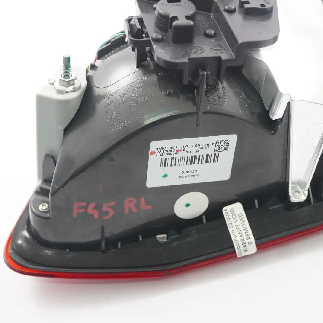 Feu Arrière Gauche Feu de Coffre Coffre Boot hayon pour BMW F45 à propos du numéro de pièce 7311041 BMW F45 Feu Arrière Gauche Feu de Coffre Coffre Boot hayon - SKU 7311041 - Numéro de pièce 7311041