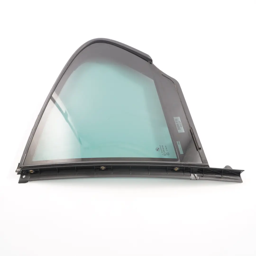  Vetro Finestra BMW F10 Porta Verde Fissa Posteriore Sinistra AS3 - SKU 7311247 - Numero di parte 7311247
