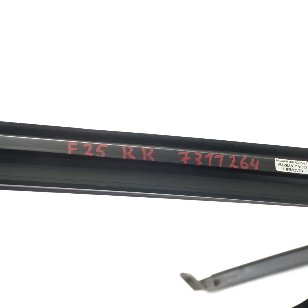 BMW X3 F25 Fensterführung hinten rechts Tür Seite Fenster Dichtung - SKU 7311264 - Teilenummer 7311264