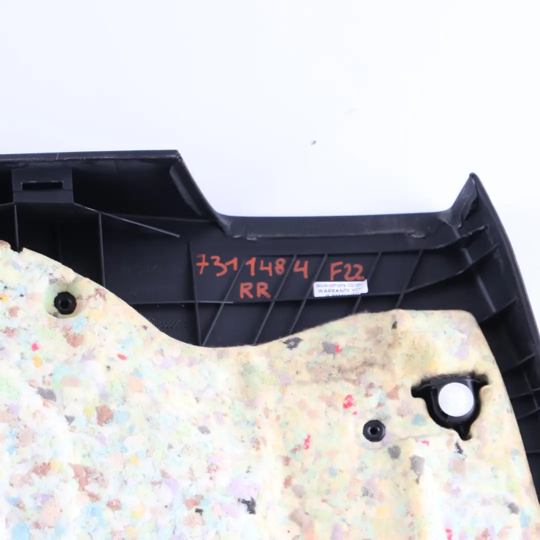 BMW F22 Boczek Tylny Prawy Czerwony Skóra Dakota - SKU 7311484 - Numer Części 7311484