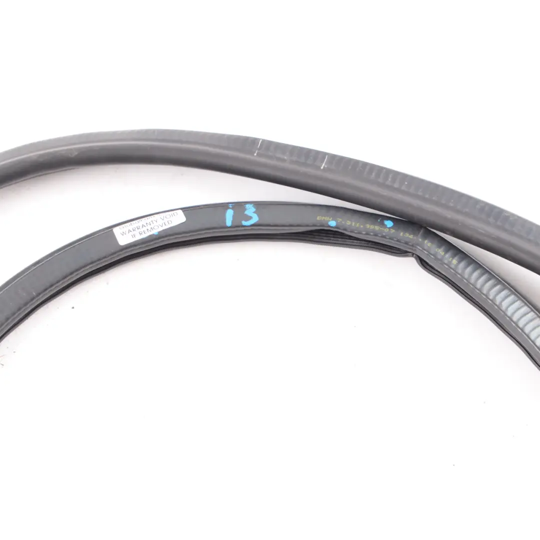 Boot Trunk Seal BMW i3 I01 Luggage Compartment Service Cap Gasket Seal to with Part number 7311995 Boot Trunk Seal BMW i3 I01 Luggage Compartment Service Cap Gasket Seal - SKU 7311995 - Part number 7311995