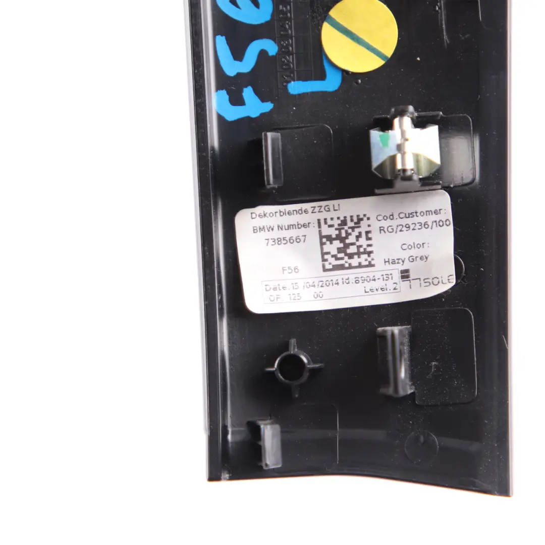 Mini F56 F57 Poignée Intérieure De Porte Gauche Cache Noir Laqué - SKU 7312073-1 - Numéro de pièce 7312073