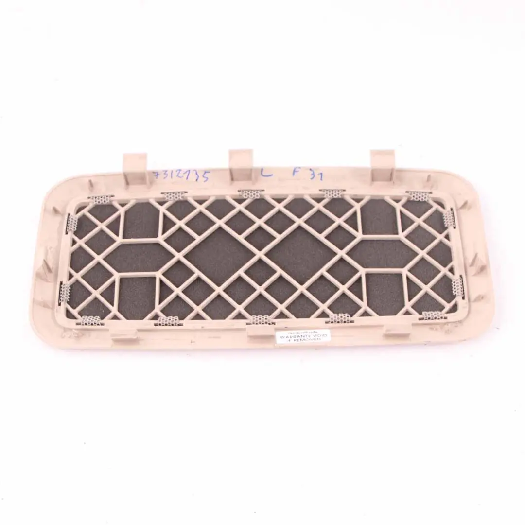 BMW F31 Loudspeaker Cover Rear Left N/S Trim Panel Oyster Roof Headlining - SKU 7312135 - Part number 7312135