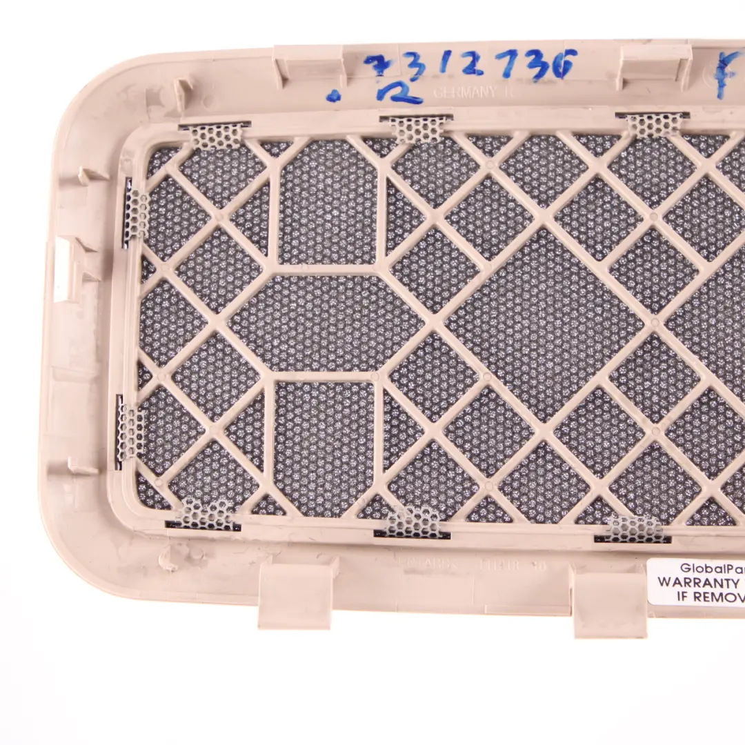 Loudspeaker Cover Rear Right O/S Trim Panel Oyster Roof Headlining to BMW F31 with Part number 7312136 BMW F31 Loudspeaker Cover Rear Right O/S Trim Panel Oyster Roof Headlining - SKU 7312136 - Part number 7312136