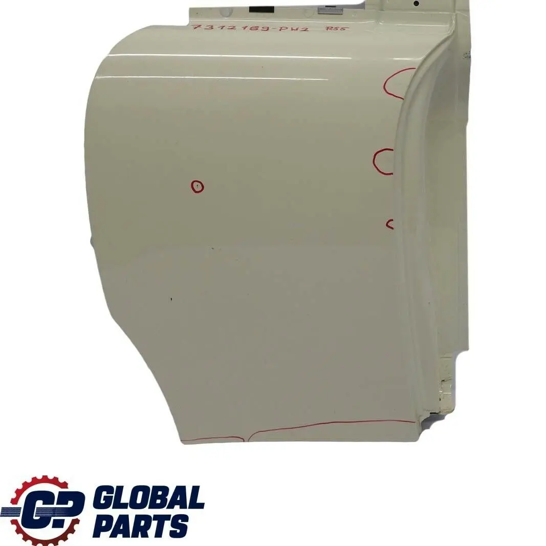 Clubdoor Portiere Arriere Droite Pepper Blanc pour Mini Clubman R55 à propos du numéro de pièce 7312189 Mini Clubman R55 Clubdoor Portiere Arriere Droite Pepper Blanc - SKU 7312189-PW2 - Numéro de pièce 7312189