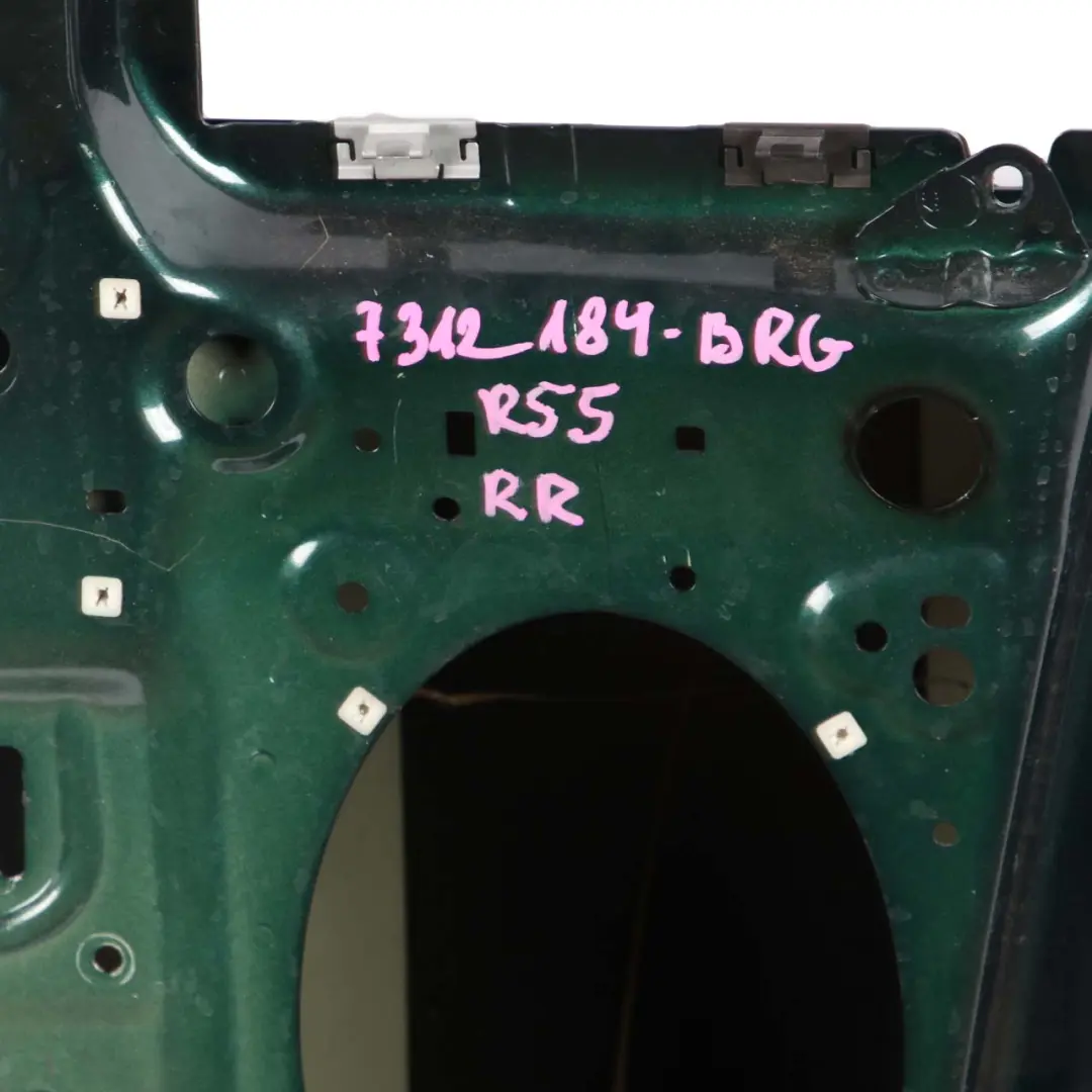 Clubdoor Door Mini Clubman R55 Rear Right O/S British Racing Green - A67 to with Part number 7312189 Clubdoor Door Mini Clubman R55 Rear Right O/S British Racing Green - A67 - SKU 7312189-BRG - Part number 7312189