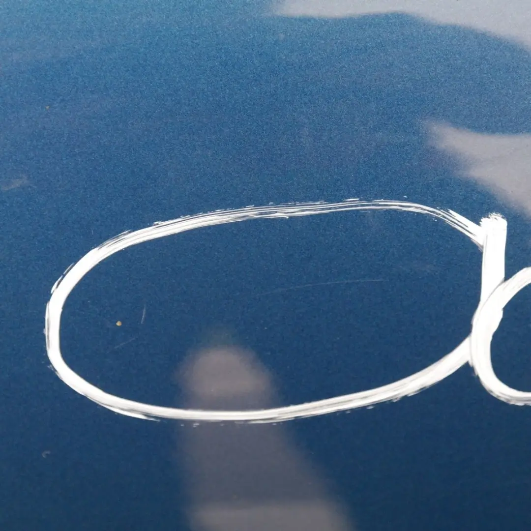 Puerta Trasera Derecha Azul Relámpago - A63 para Mini Clubman R55 con número de pieza 7312189 Mini Clubman R55 Puerta Trasera Derecha Azul Relámpago - A63 - SKU 7312189-LB - Número de pieza 7312189