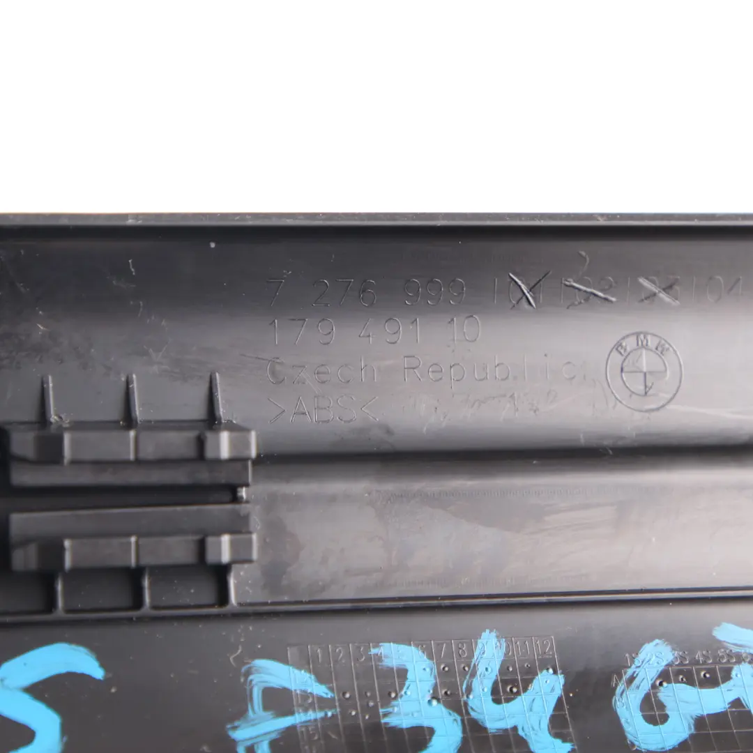 Entrance Strip Entry Cover Interior Front Left Right N/O/S 7276999 to BMW F34 GT with Part number 7312305 BMW F34 GT Entrance Strip Entry Cover Interior Front Left Right N/O/S 7276999 - SKU 7312305 - Part number 7312305