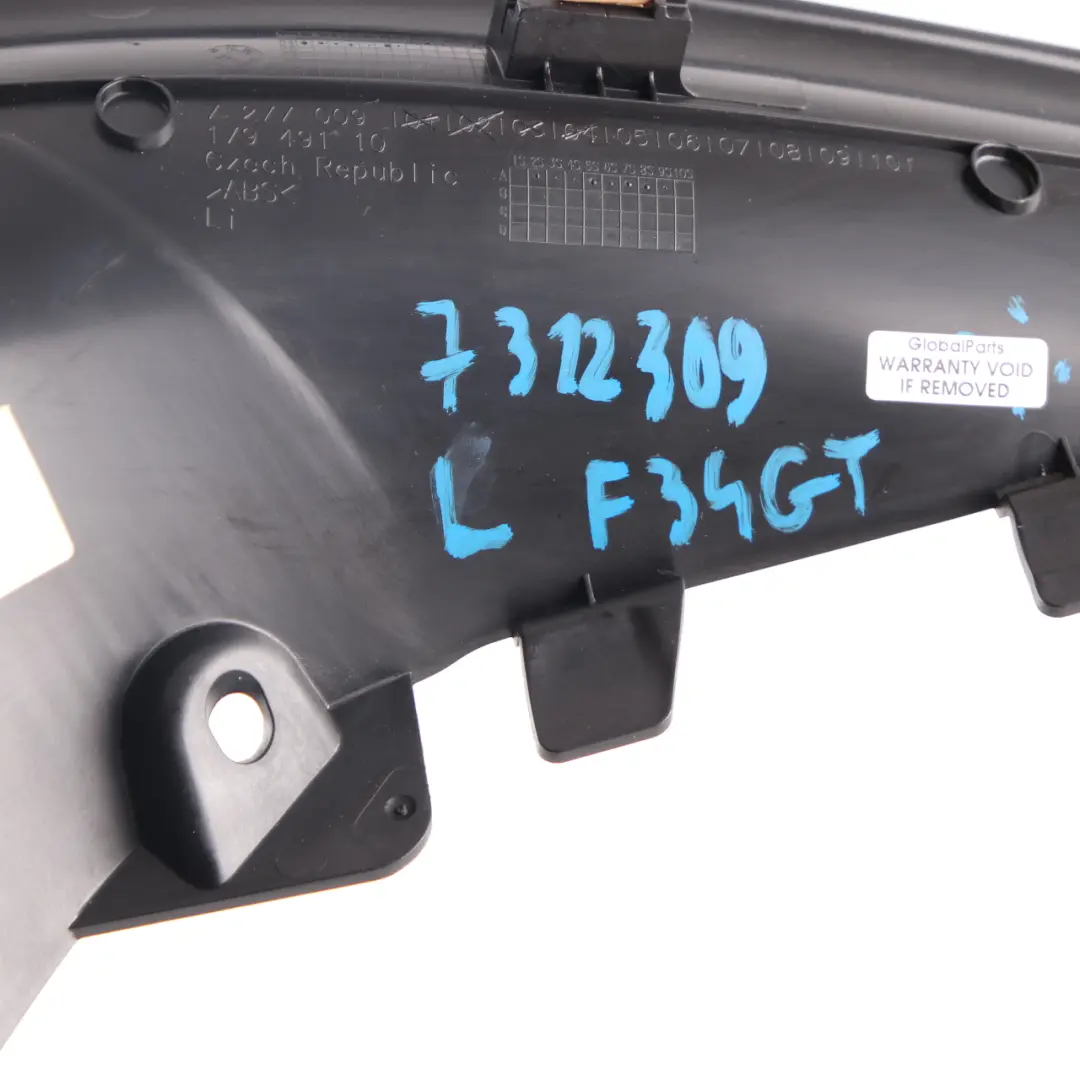 BMW F34 GT Osłona Listwa Progu Lewy Tył 7277009 - SKU 7312309 - Numer Części 7312309