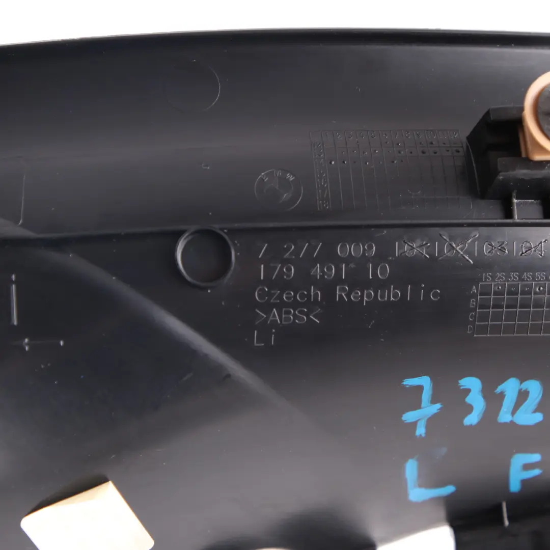 Einstiegsleiste abdeckung Innenraum hinten links Schwarz 7277009 für BMW F34 GT mit Teilenummer 7312309 BMW F34 GT Einstiegsleiste abdeckung Innenraum hinten links Schwarz 7277009 - SKU 7312309 - Teilenummer 7312309