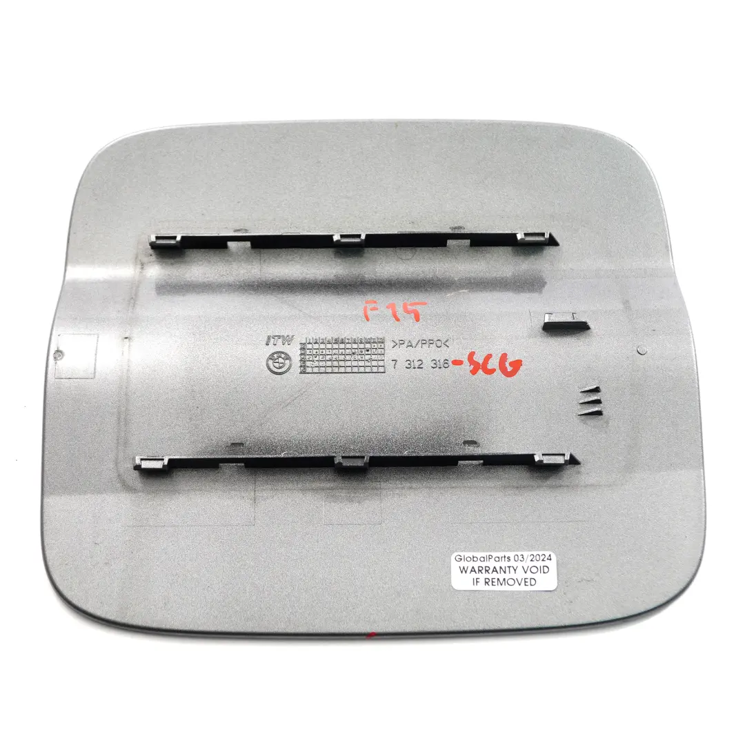 BMW X5 F15 Fill in Flap Fuel Filler Cover Panel Cap Space Grey A52 - SKU 7312316-SCG - Part number 7312316