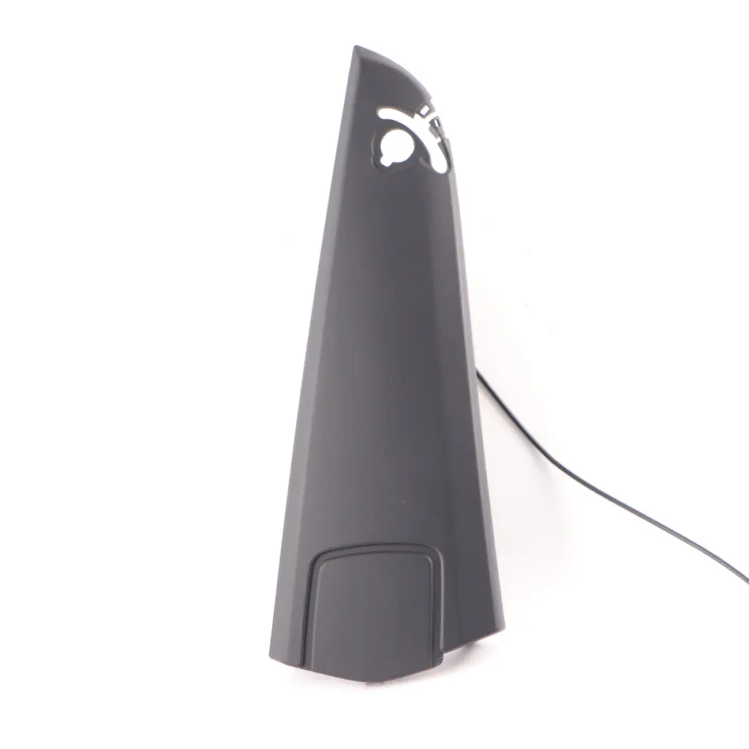 Left N/S Side Lateral Trim Panel Upper Covering Black to BMW F23 Cabrio Rear with Part number 7312399 BMW F23 Cabrio Rear Left N/S Side Lateral Trim Panel Upper Covering Black - SKU 7312399 - Part number 7312399