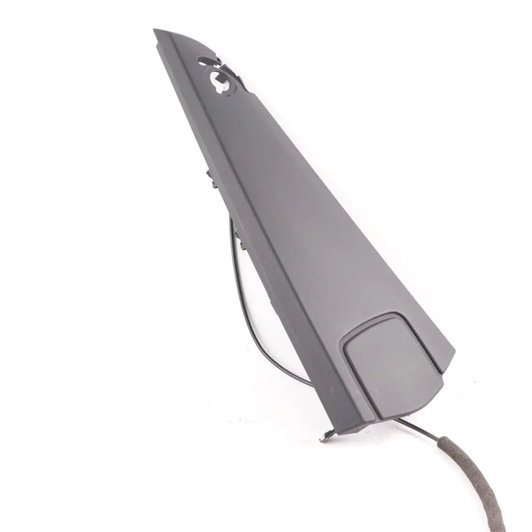 Left N/S Side Lateral Trim Panel Upper Covering Black to BMW F23 Cabrio Rear with Part number 7312399 BMW F23 Cabrio Rear Left N/S Side Lateral Trim Panel Upper Covering Black - SKU 7312399 - Part number 7312399