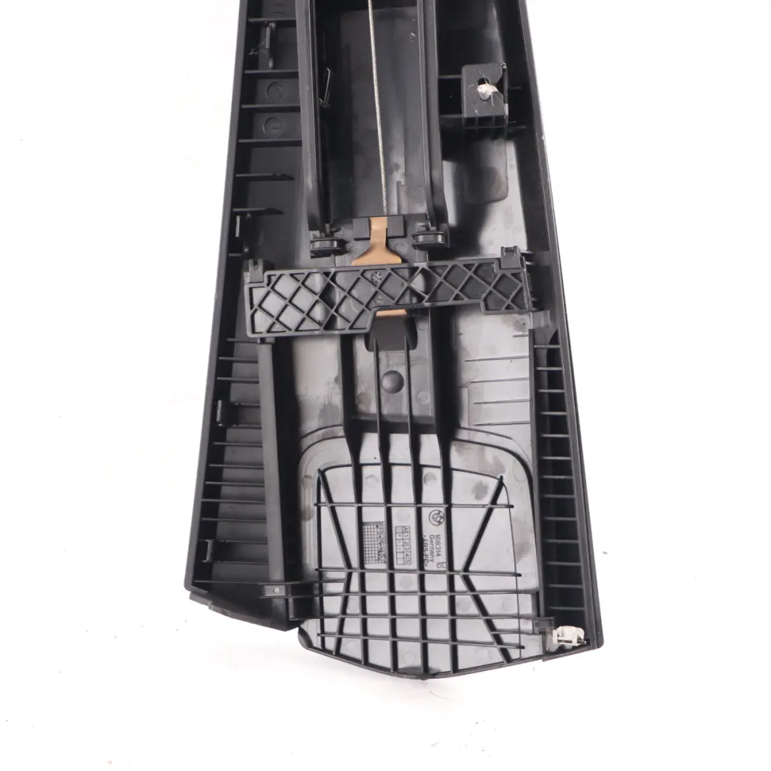 Left N/S Side Lateral Trim Panel Upper Covering Black to BMW F23 Cabrio Rear with Part number 7312399 BMW F23 Cabrio Rear Left N/S Side Lateral Trim Panel Upper Covering Black - SKU 7312399 - Part number 7312399