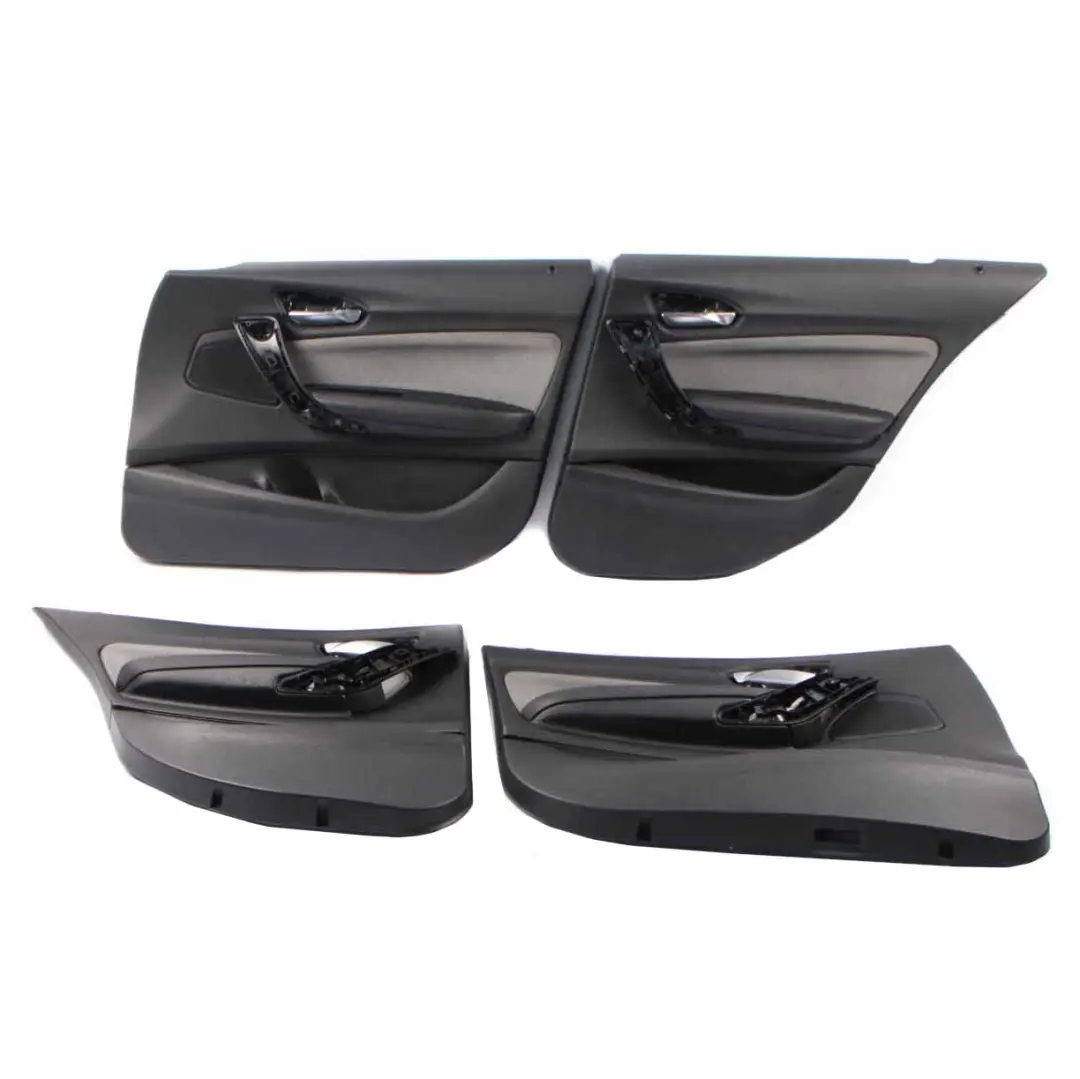  Seats BMW F20 Cloth Leather Metro Silver Black Interior Set Seat with Door Cards - SKU 7312423-1 - Part number 7312423