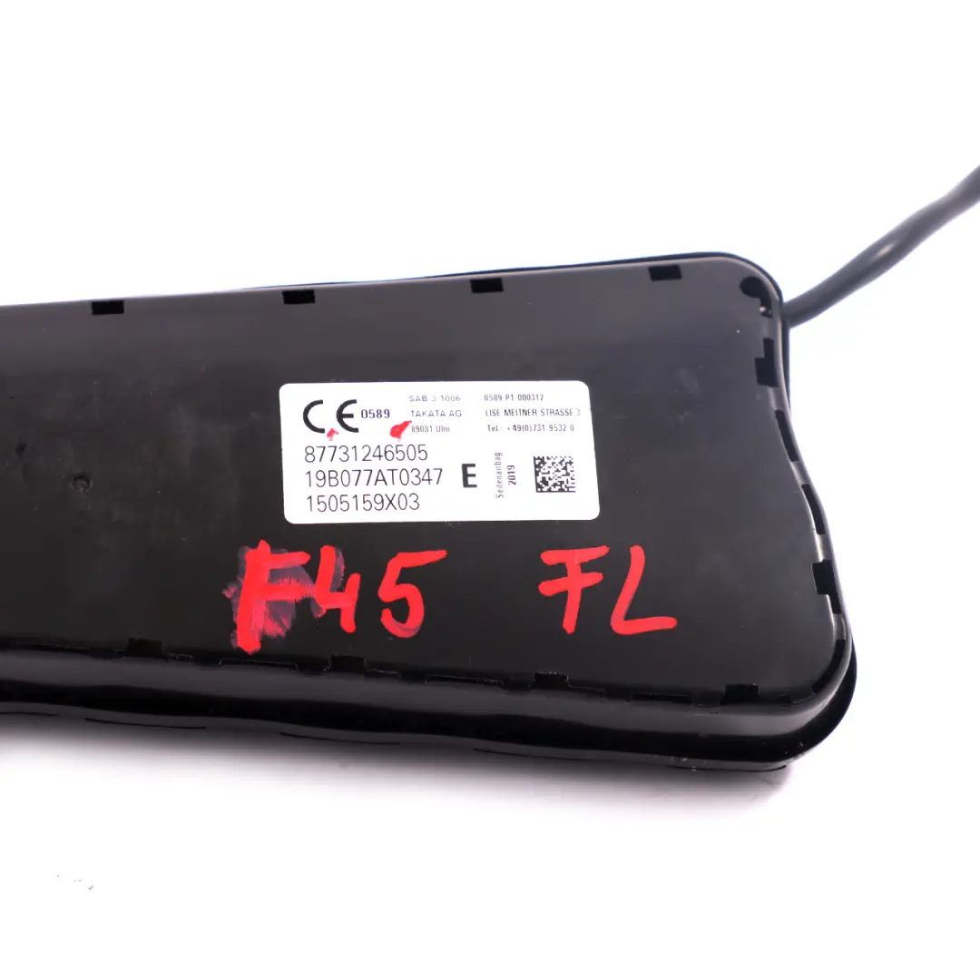 Airbag BMW F45 F46 Side Air Bag Front Left N/S Module to Seat with Part number 7312465 Seat Airbag BMW F45 F46 Side Air Bag Front Left N/S Module - SKU 7312465 - Part number 7312465