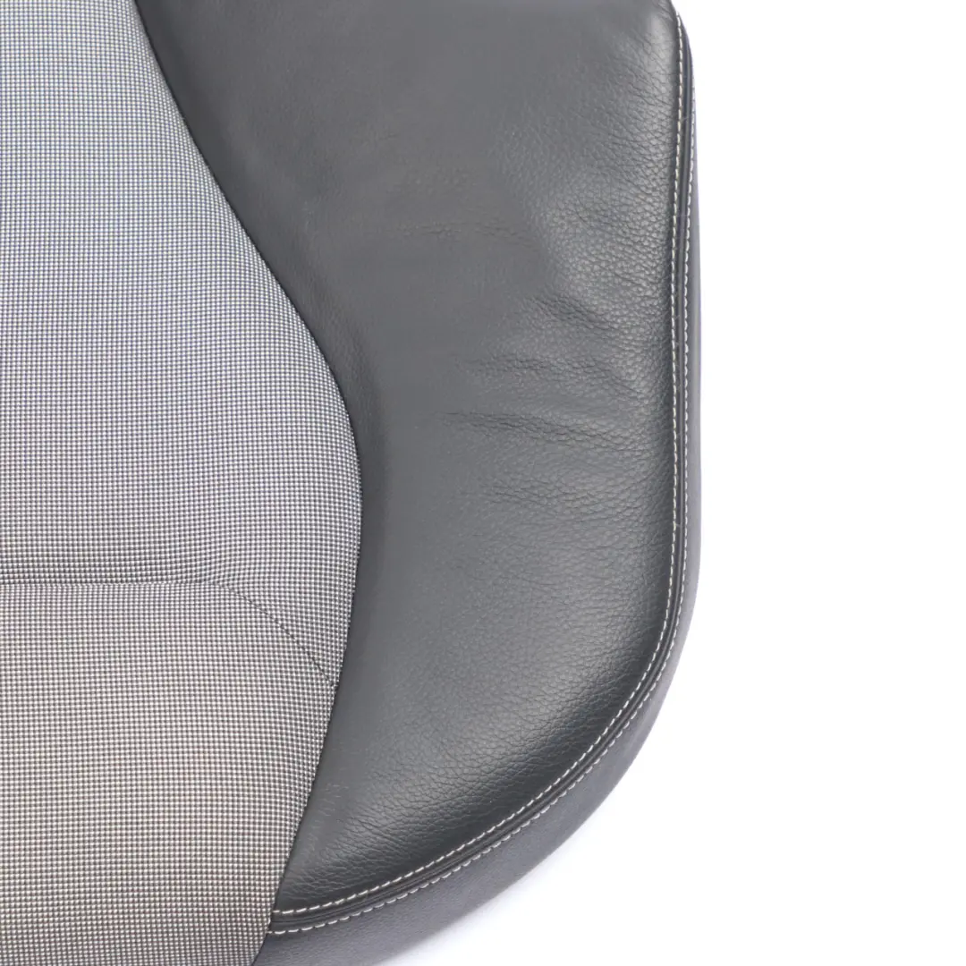 Bench Couch Sofa Cover Fabric Leather Metro Silver Black to BMW F20 Rear Seat with Part number 7312590 BMW F20 Rear Seat Bench Couch Sofa Cover Fabric Leather Metro Silver Black - SKU 7312590 - Part number 7312590
