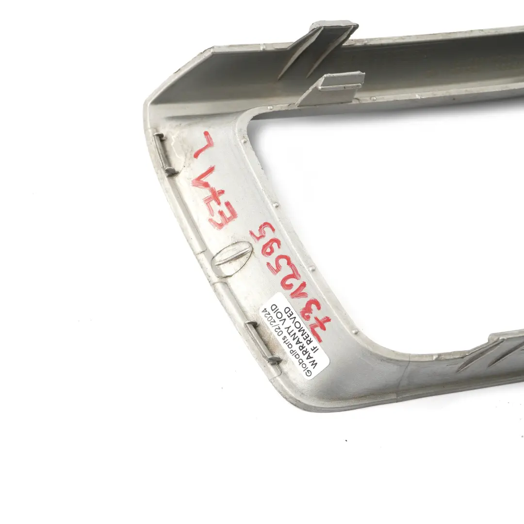 BMW E71 Paraurti anteriore sinistro Copertura Fendinebbia Telaio Argento - SKU 7312595 - Numero di parte 7312595