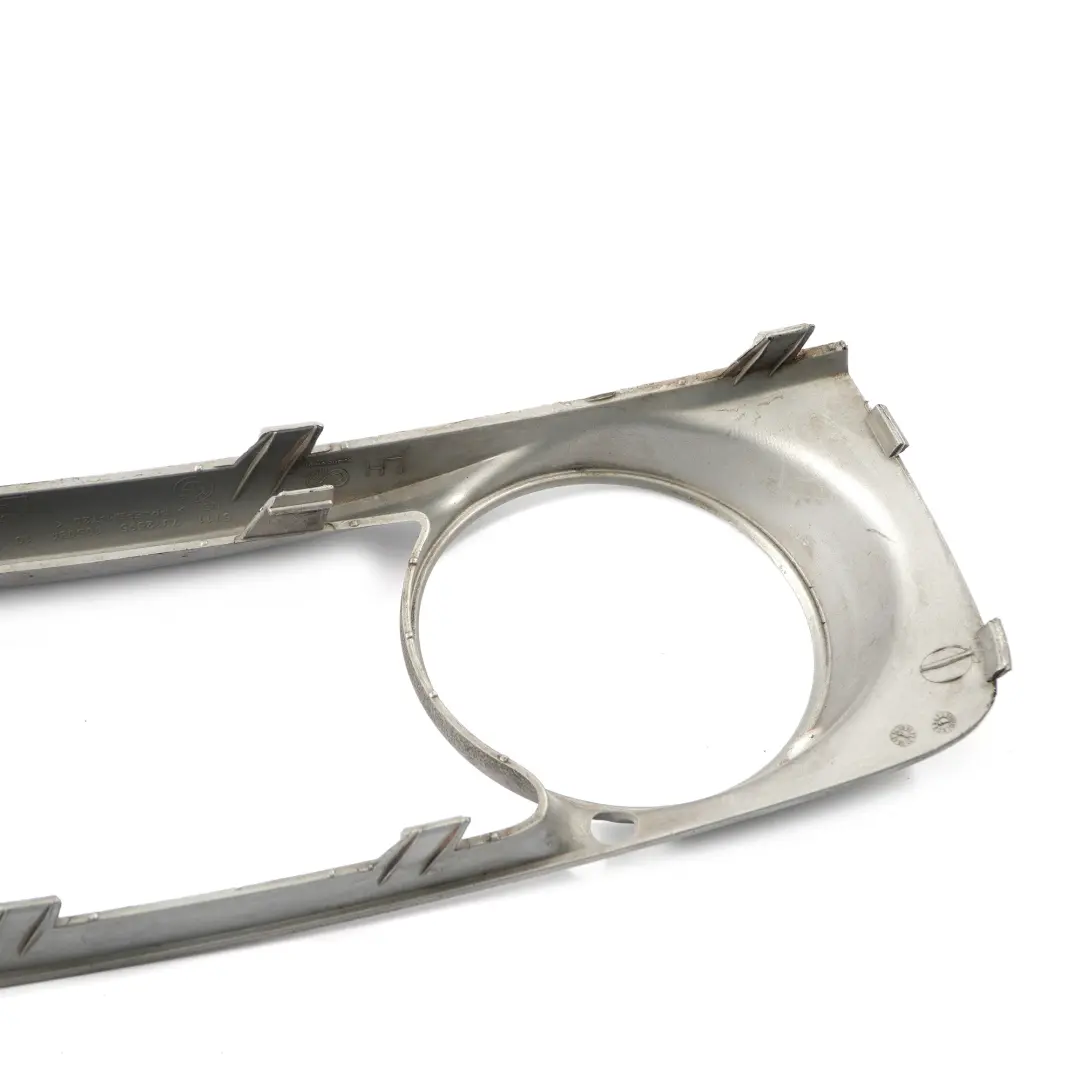 Front Bumper Left N/S Fog Lamp Cover Frame Silver BMW E71 - SKU 7312595 - Part number 7312595