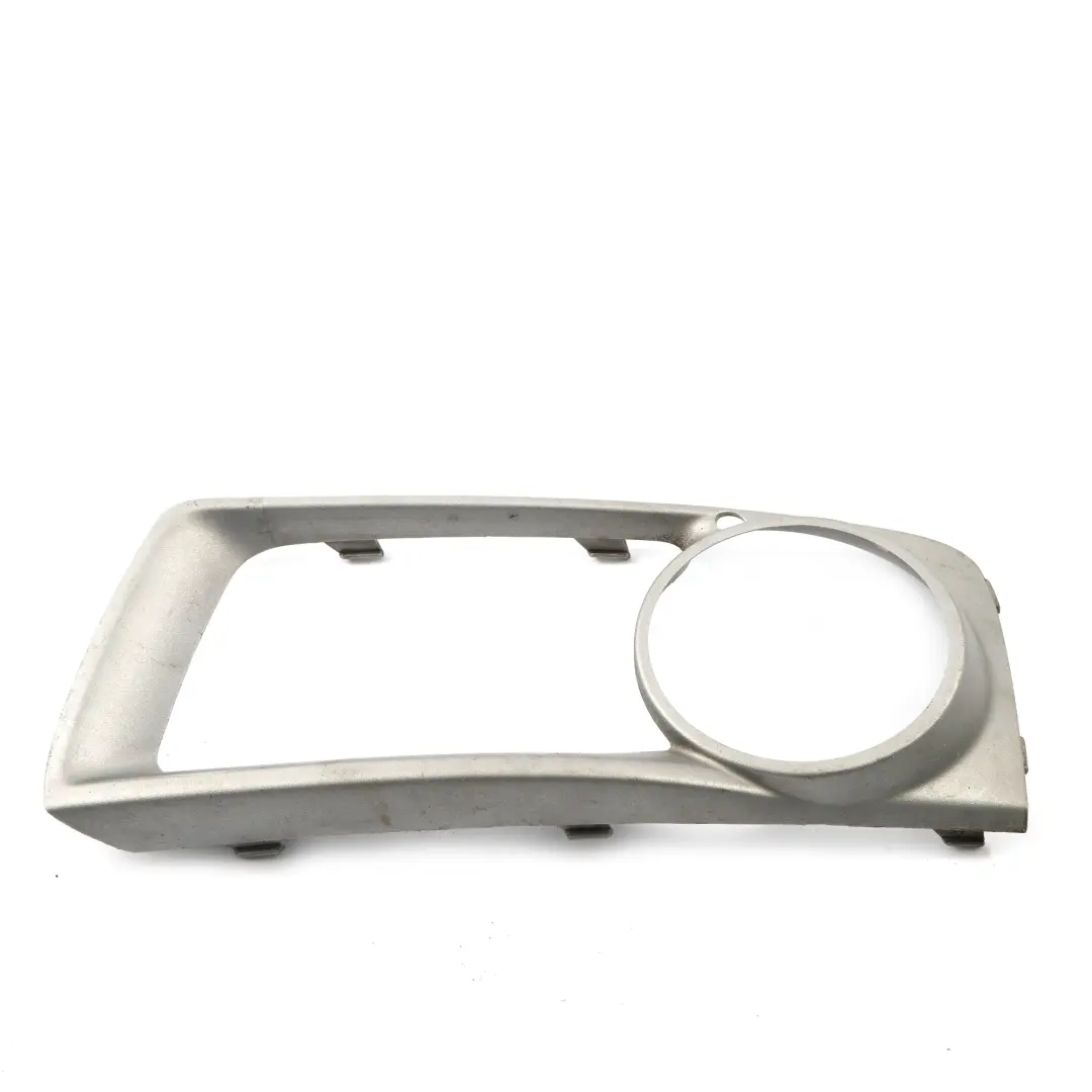 BMW E71 parachoques delantero izquierdo antiniebla marco de la cubierta de plata - SKU 7312595 - Número de pieza 7312595